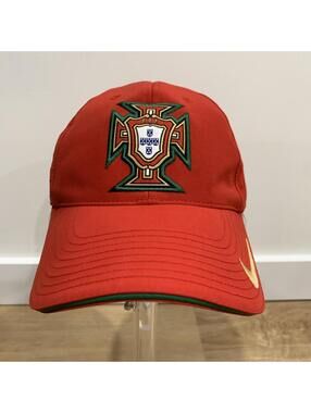 Vintage Nike Portugal Soccer Football Team Men's Cap Hat World Cup Swoosh One Sz